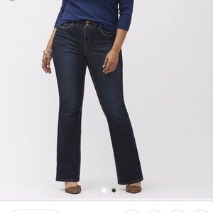 Lane Bryant Right Fit, Distinctly bootcut Jeans